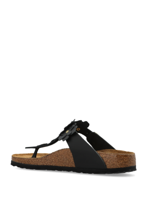 Birkenstock Zehentrenner „Gizeh Flower Embellishment“