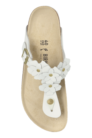 Birkenstock Sandalias de dedo ‘Gizeh Flower Embellishment’