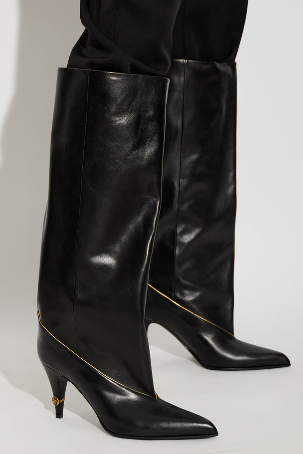 Versace Kozaki na obcasie `Gianni`