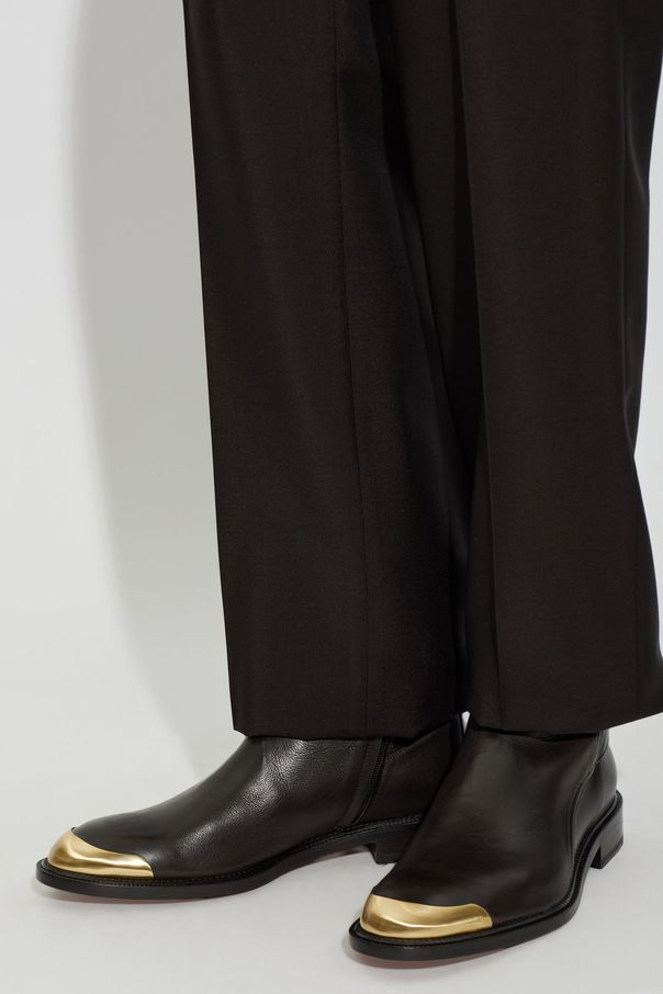 Versace Leather ankle boots ‘Primo’