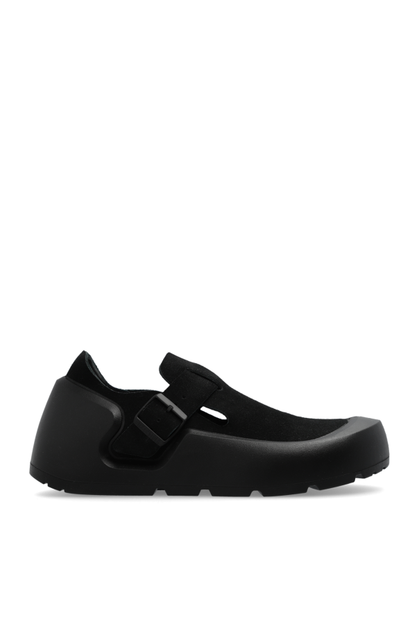 Birkenstock Heavy runners who are experimenting with lighter shoes will like this new model;