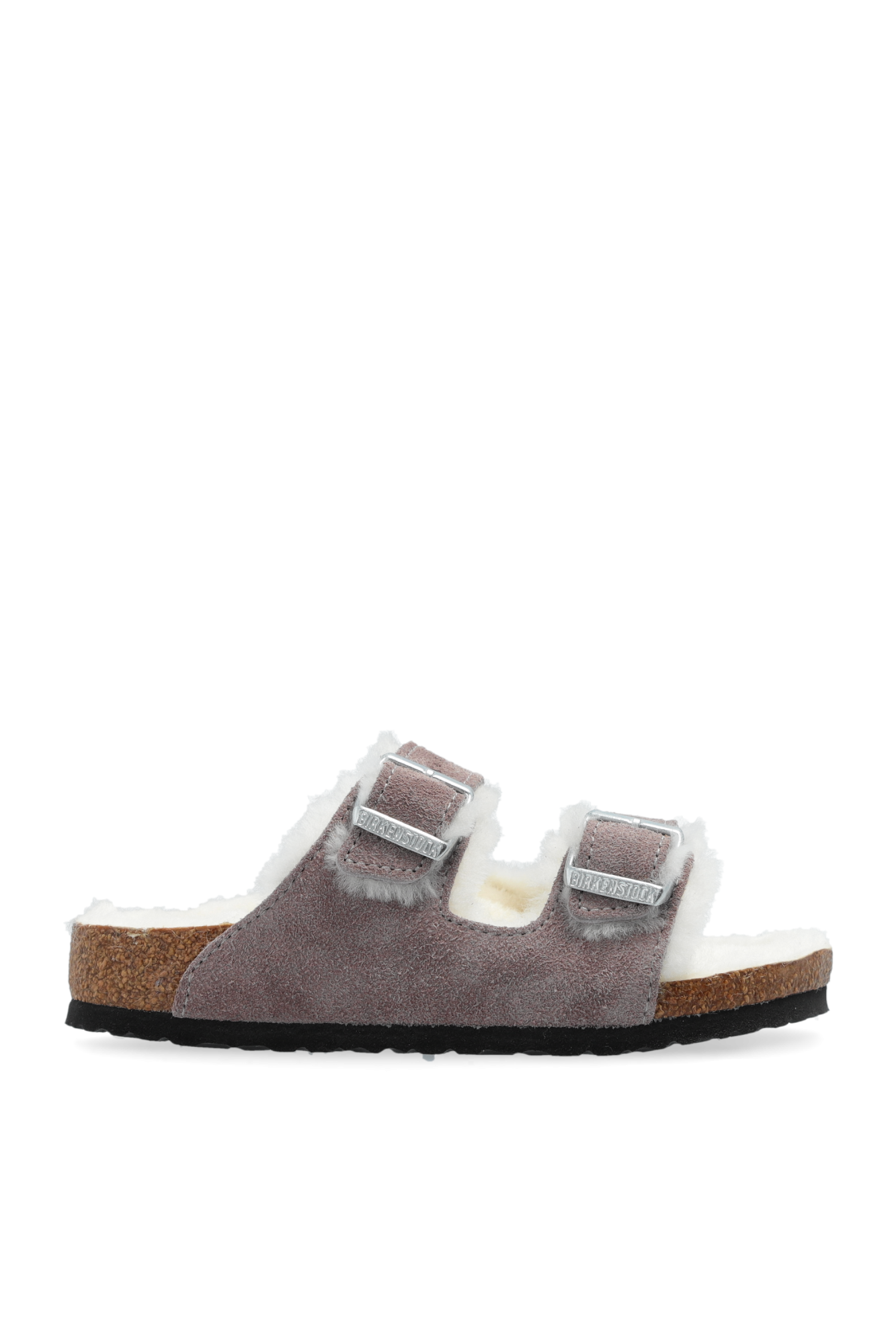 Birkenstock Kids ‘Arizona Shearling’ Slides