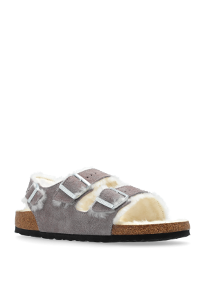 Birkenstock Zamszowe sandały `Milano`