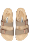 Birkenstock Kids beige ‘Arizona BS’ Slippers