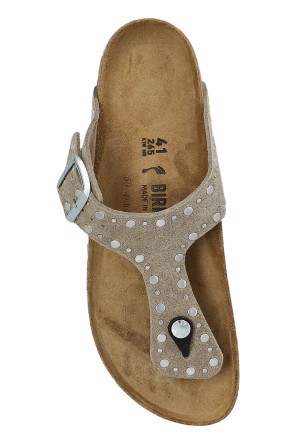 Birkenstock Sandalias de dedo ‘Gizeh Rivet Border’