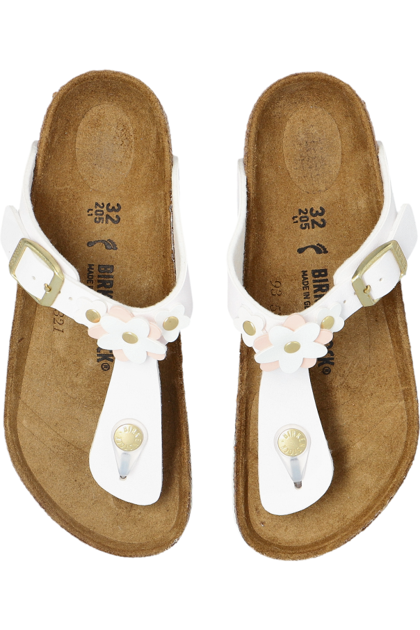 Birkenstock Kids „Gizeh Flowers 3 Kids“ Pantoletten