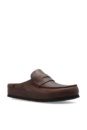 Birkenstock Sandalias de cuero ‘Naples Wrapped’