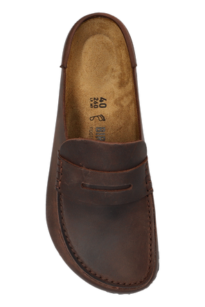 Birkenstock Sandalias de cuero ‘Naples Wrapped’