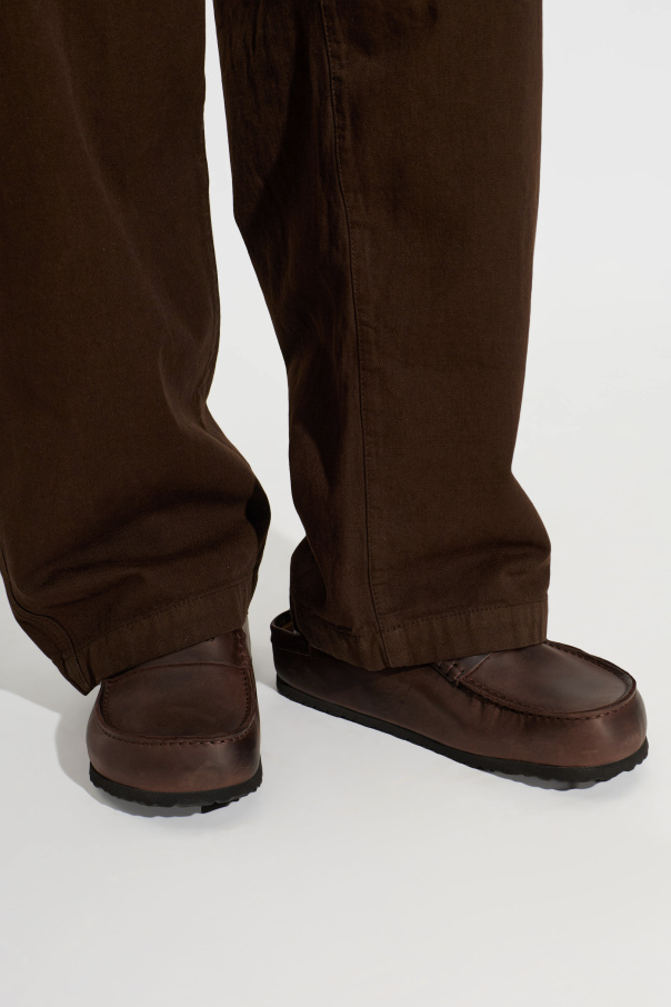 Birkenstock "Naples Wrapped Double Stitch" shoes
