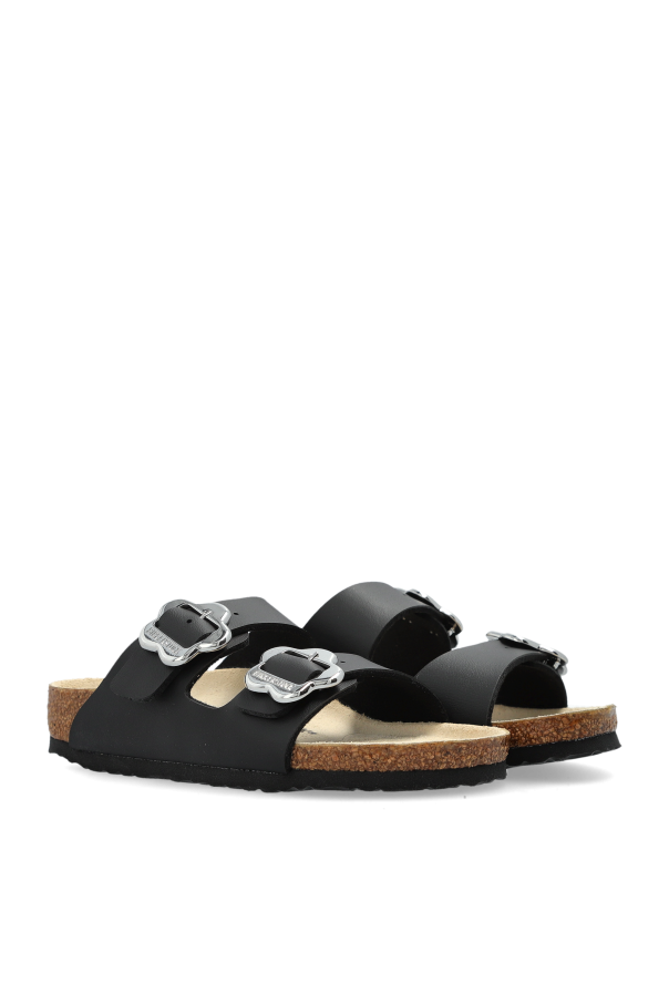 Birkenstock Kids Slides Arizona Flower Buckle Kids