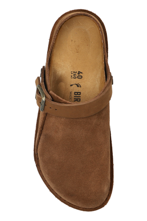 Birkenstock "Lutry Premium Suede" slides