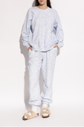 Birkenstock Arizona Shearling Rivet Logo slides