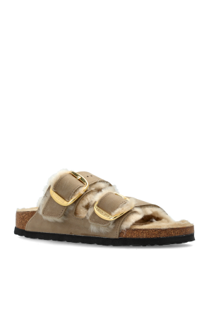 Birkenstock Chinelos ‘Arizona Big Buckle Shearling’