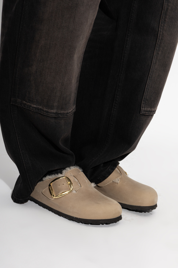 Birkenstock Chinelos 'Boston Big Buckle Shearling'