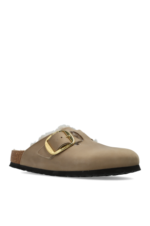 Birkenstock Chinelos 'Boston Big Buckle Shearling'