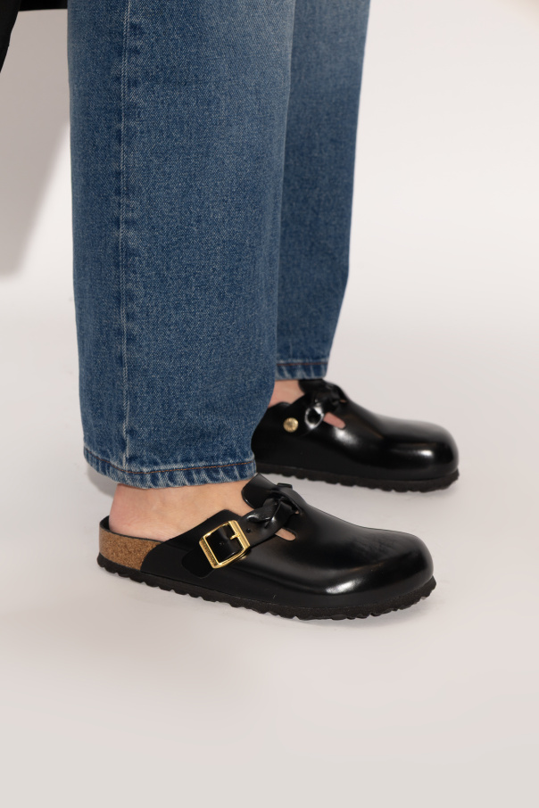 Birkenstock „Boston Braided“ Pantoletten