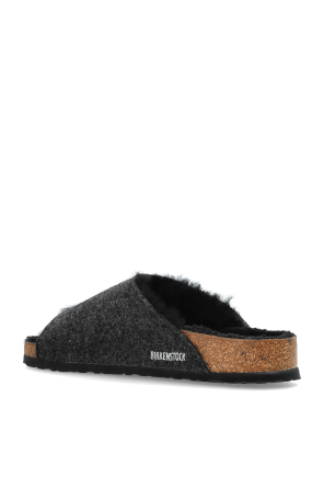 Birkenstock "Solana Shearling" slides