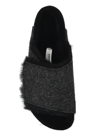 Birkenstock "Solana Shearling" slides