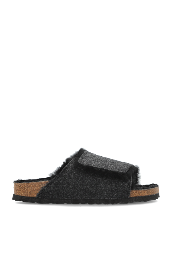 'Solana Shearling' slides od Birkenstock
