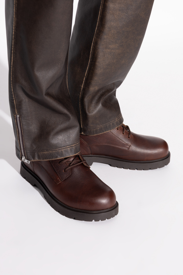 Birkenstock Leather shoes `HIGHWOOD LACE MID WATERPROOF`