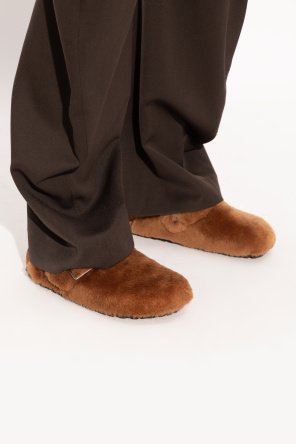 Klapki `boston 1774 shearling` od Birkenstock 1774