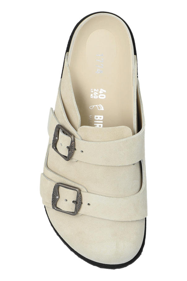 Cream Suede slides `222 WEST` Birkenstock 1774 - Vitkac GB