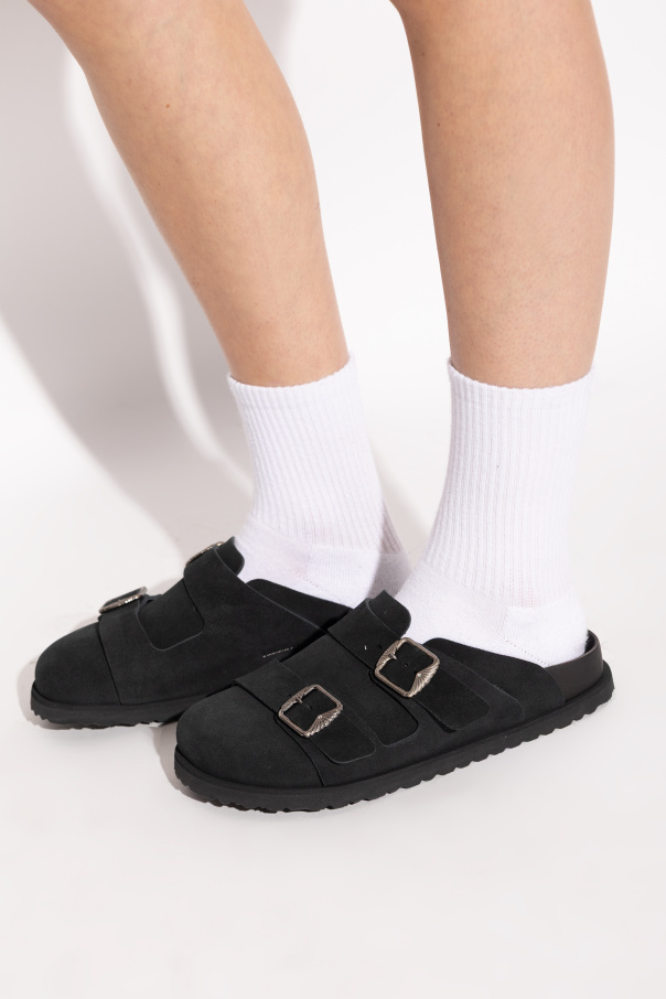 Birkenstock 1774 Wildleder-Pantoletten „222 WEST“