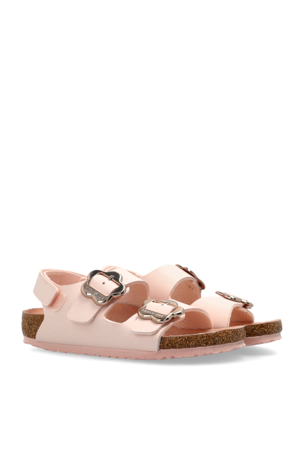 Birkenstock Kids Sandalias ‘Milano AS Flower Buckle’