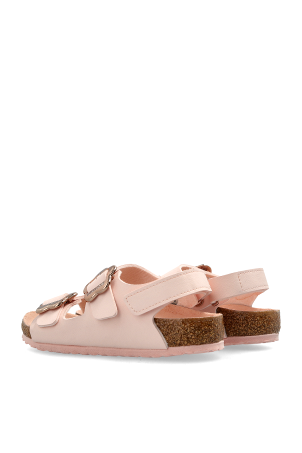 Birkenstock Kids Sandalias ‘Milano AS Flower Buckle’
