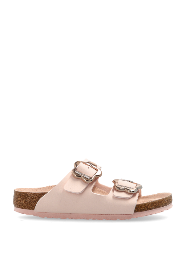 'Arizona Flower Buckle' slides od Birkenstock Kids
