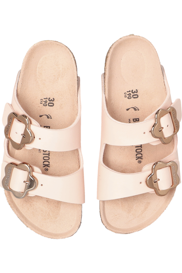 Birkenstock Kids Sandalias tipo chancla ‘Arizona Flower Buckle’