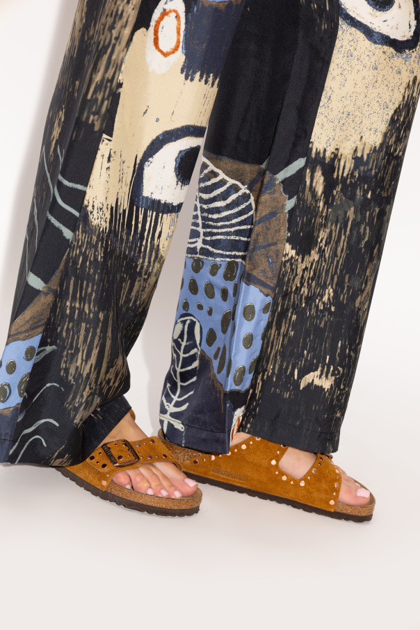 Birkenstock Sandalias de pala "Arizona Rivet Border"