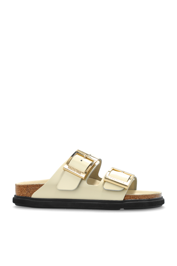 Arizona Droplet Buckle Cupsole Slides od Birkenstock
