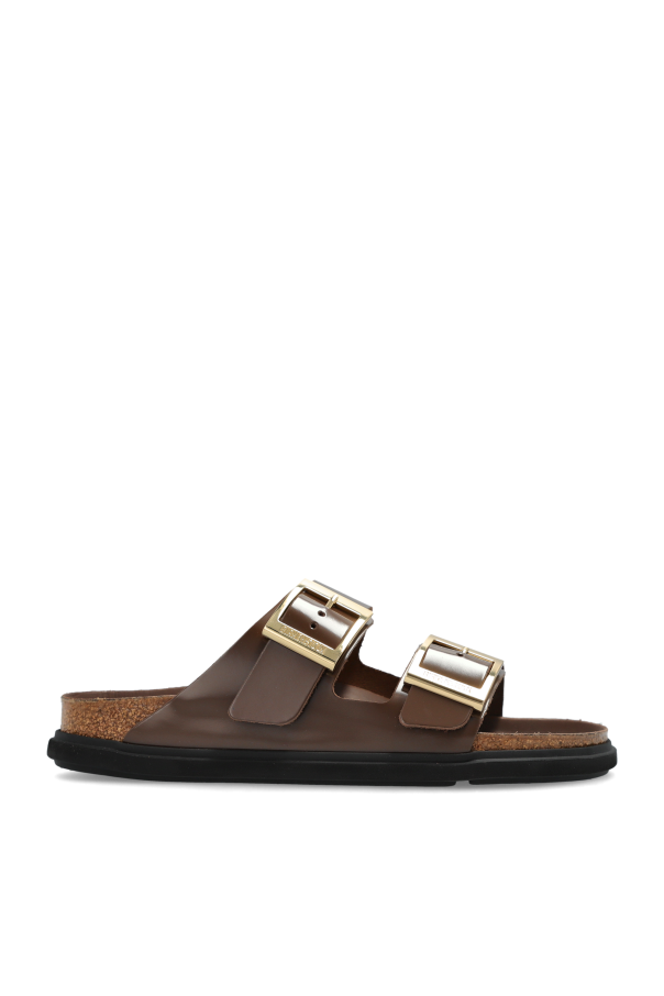 Birkenstock ‘Arizona Droplet Bouckle Cupsole’ slides