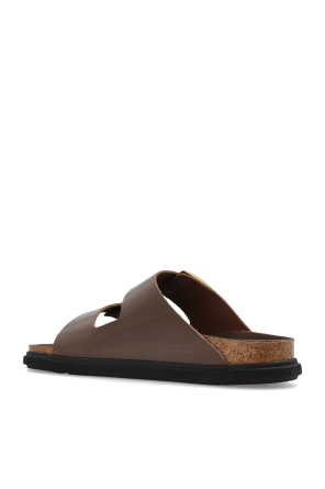 Birkenstock ‘Arizona Droplet Bouckle Cupsole’ slides