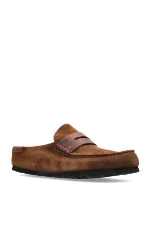 Birkenstock ‘Naples Wrapped Double Stitch’ slides
