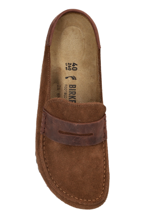 Birkenstock ‘Naples Wrapped Double Stitch’ slides