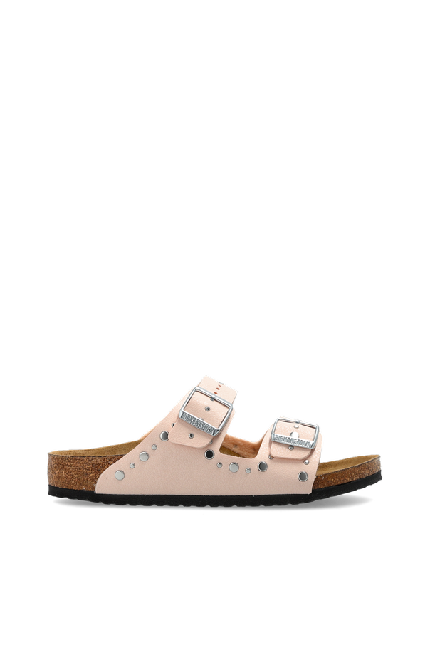 'Arizona Rivet Border' slides od Birkenstock Kids