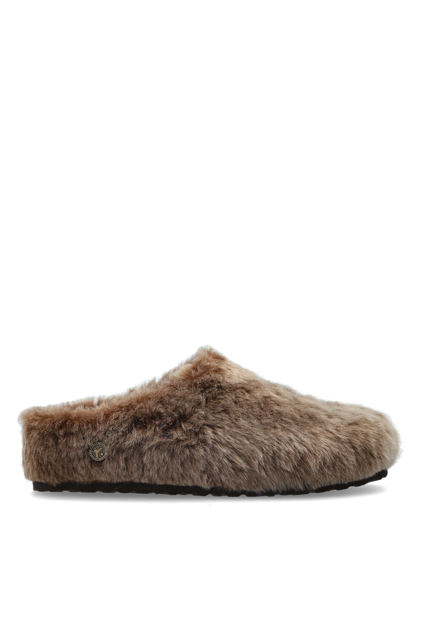 ‘Amsterdam Wrapped Shearling Os’ slides od Birkenstock
