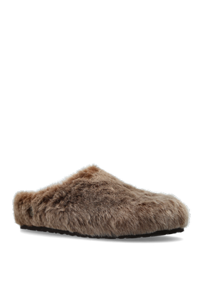 Birkenstock Pantoletten ‘Amsterdam Wrapped Shearling Os’