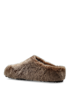 Birkenstock Pantoletten ‘Amsterdam Wrapped Shearling Os’