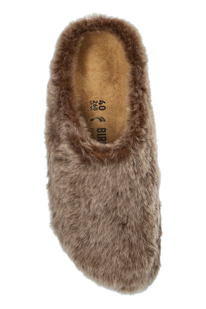 Birkenstock Pantoletten ‘Amsterdam Wrapped Shearling Os’