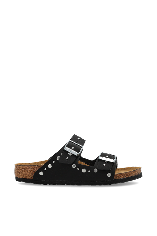 ‘Arizona Rivet Border’ slides od Birkenstock Kids