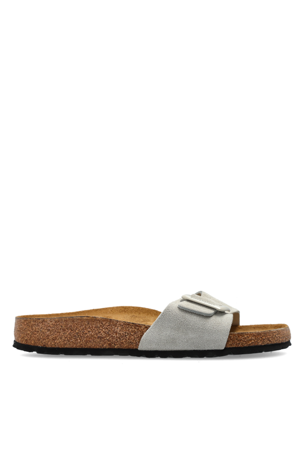 'Madrid Cushion Buckle Suede' slides od Birkenstock