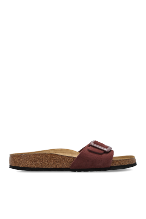 ‘Madrid Cushion Buckle Suede’ slides