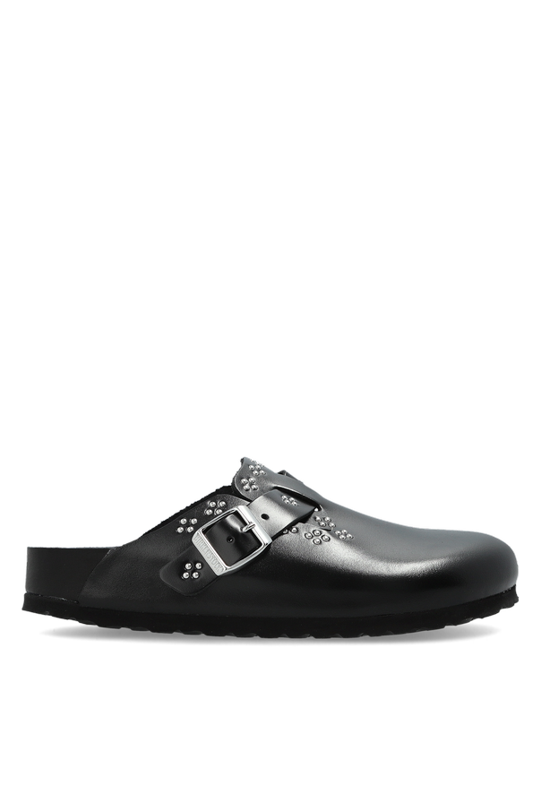 'Boston Rivet Border Small' slides od Birkenstock