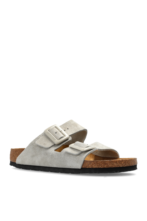 Birkenstock Šľapky ‘Arizona Cushion Buckle Suede’