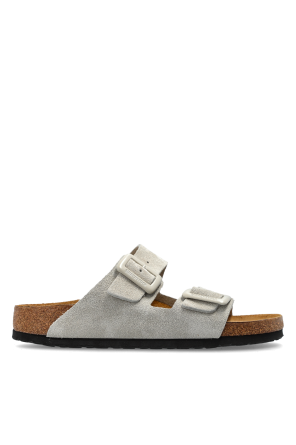 'Arizona Cushion Buckle Suede' slides