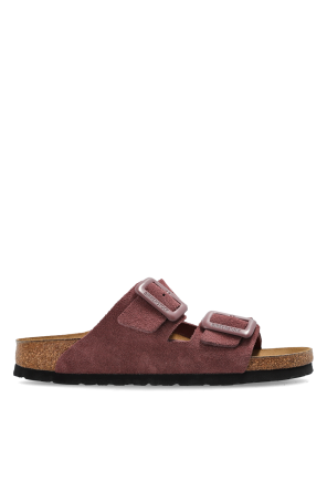 ‘Arizona Cushion Buckle Suede’ slides