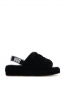 UGG Fuzzette Pantofole a incrocio grigie